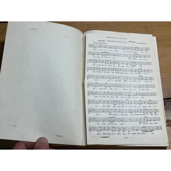 Union Hymnal Songs and Prayers for Jewish Worship 3rd Ed Music Book 1950's. - Picture 7 of 7